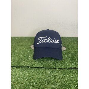 Titleist hat cap strap back blue mens stretch lightweight PRO V1 PGA Tour